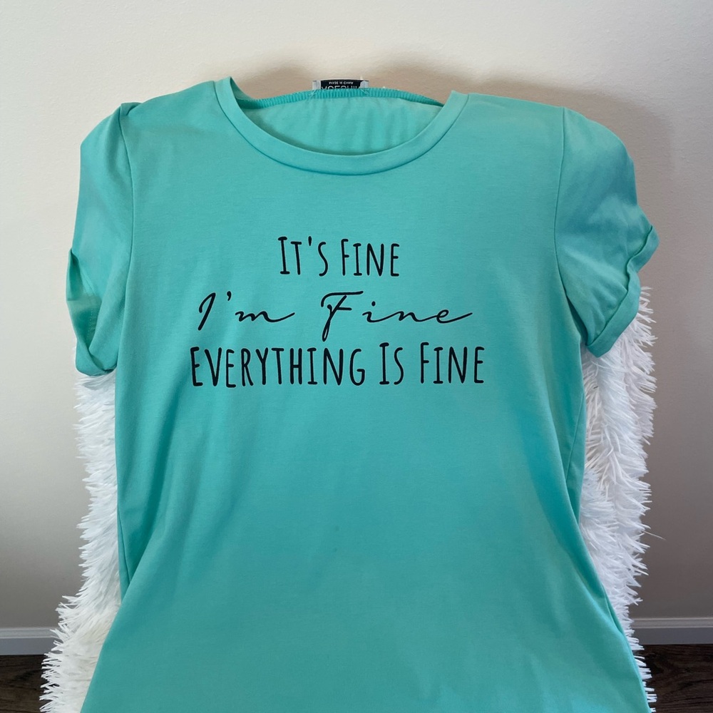 Women's Short Sleeve Tee - Turquoise